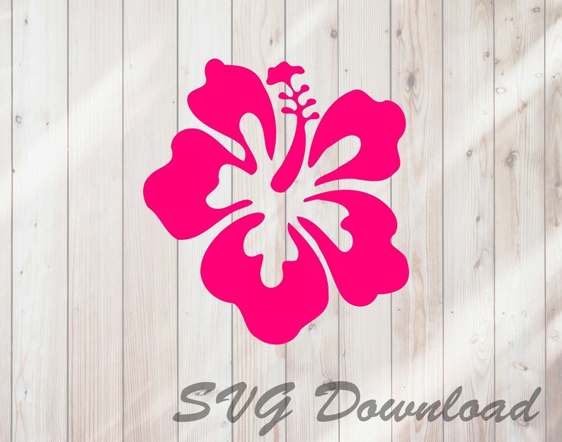 Hibiscus Tropical Flower SVG Instant Download / Vinyl & Craft - Etsy