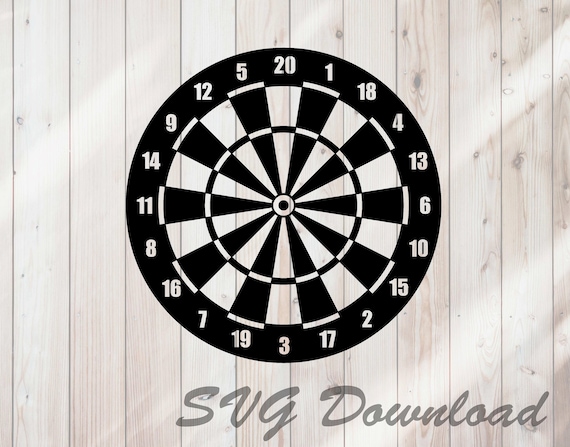 ontmoeten Keizer tennis Dartboard SVG Dart Board Game Bullseye SVG Instant Download / - Etsy