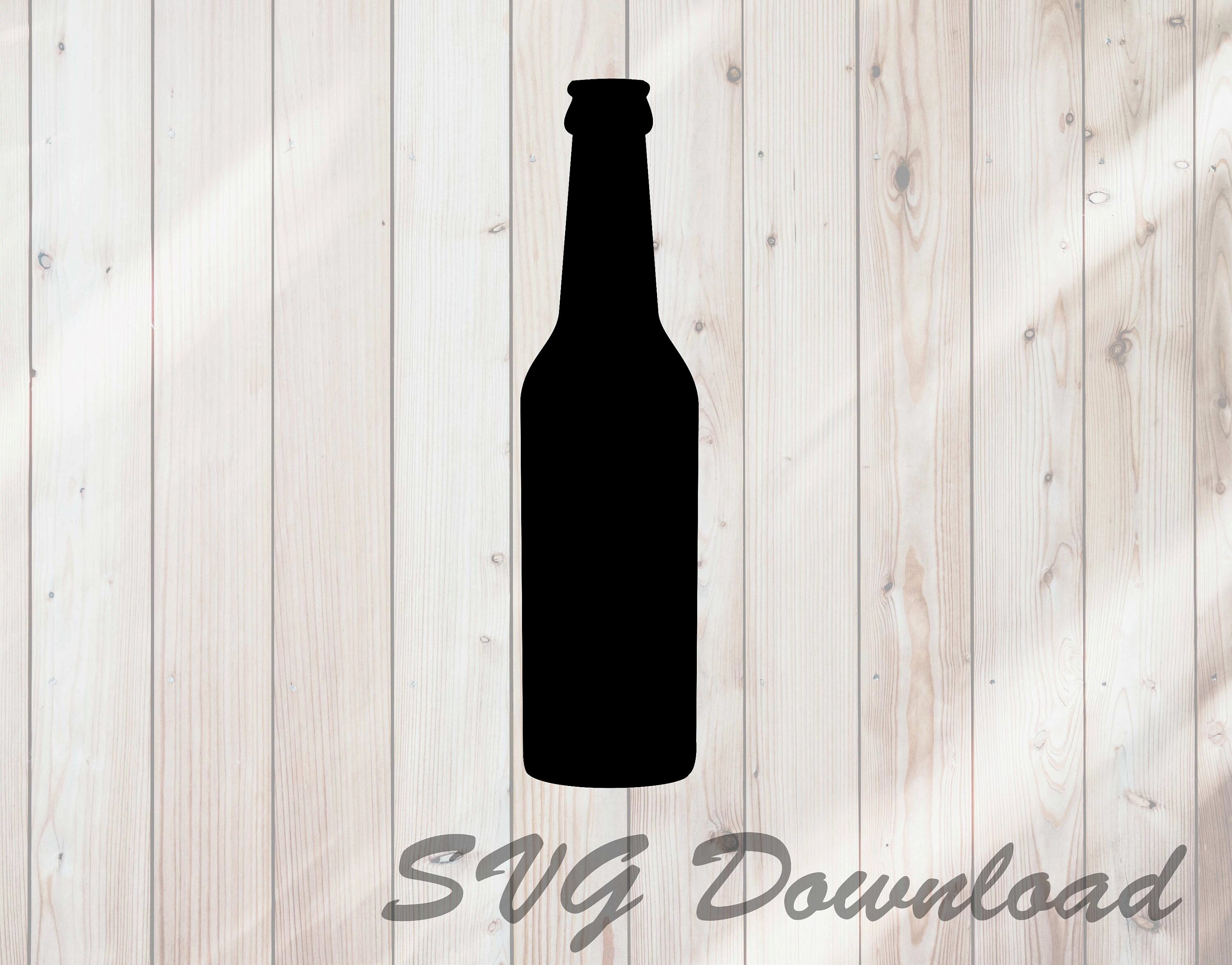 Download Glass Bottle Svg Beer Bottle Silhouette Svg Instant Download Etsy
