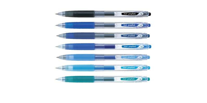 Gel Ink Pen 6 pack Pilot Pop/'lol BLUES Gel Ink Pen