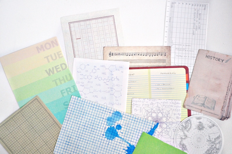 School Homework Paper Ephemera Letter Paper