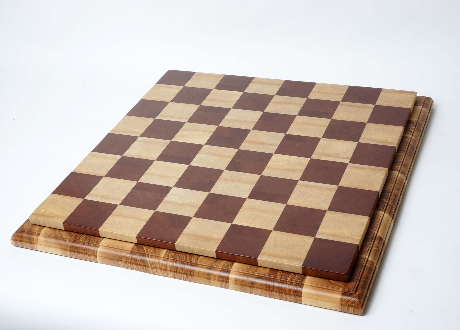 Chess. Chess board. End grain chess board. Wooden chess board. Etsy
