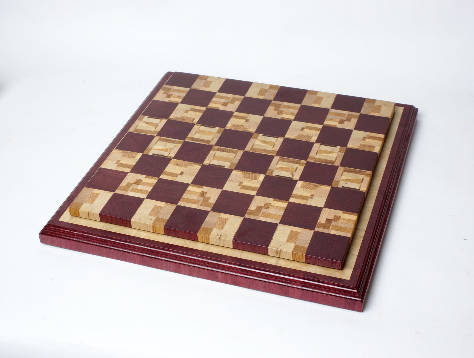Chess. Chess Board. End Grain Chess Board. Wooden Chess Board. Etsy