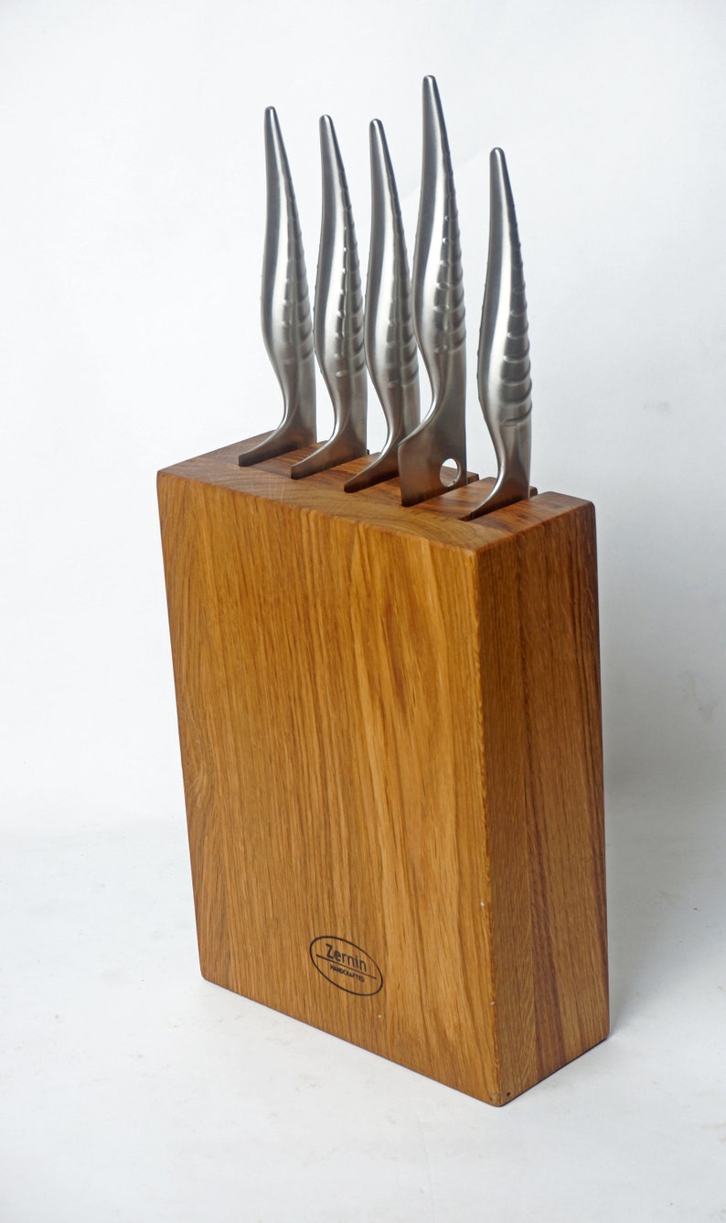 Knife Rack Knife Rack Knife Holder Wood Knife Etsy