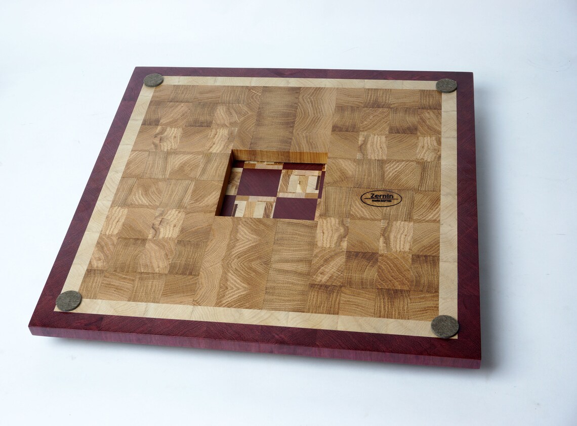 Chess. Chess Board. End Grain Chess Board. Wooden Chess Board. Etsy