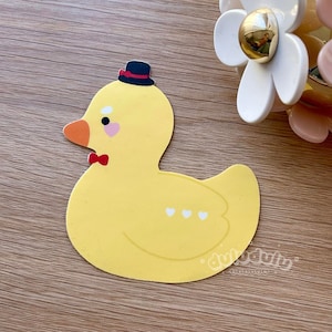 Gentleman Ente Vinyl Sticker