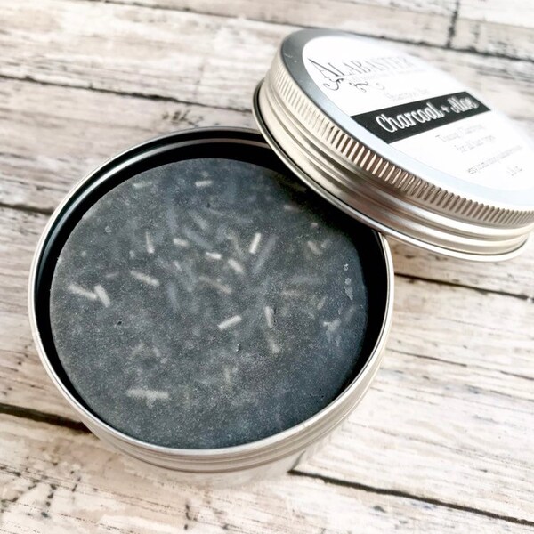 Clarifying Shampoo Bar | 3 ounces | Charcoal and Aloe