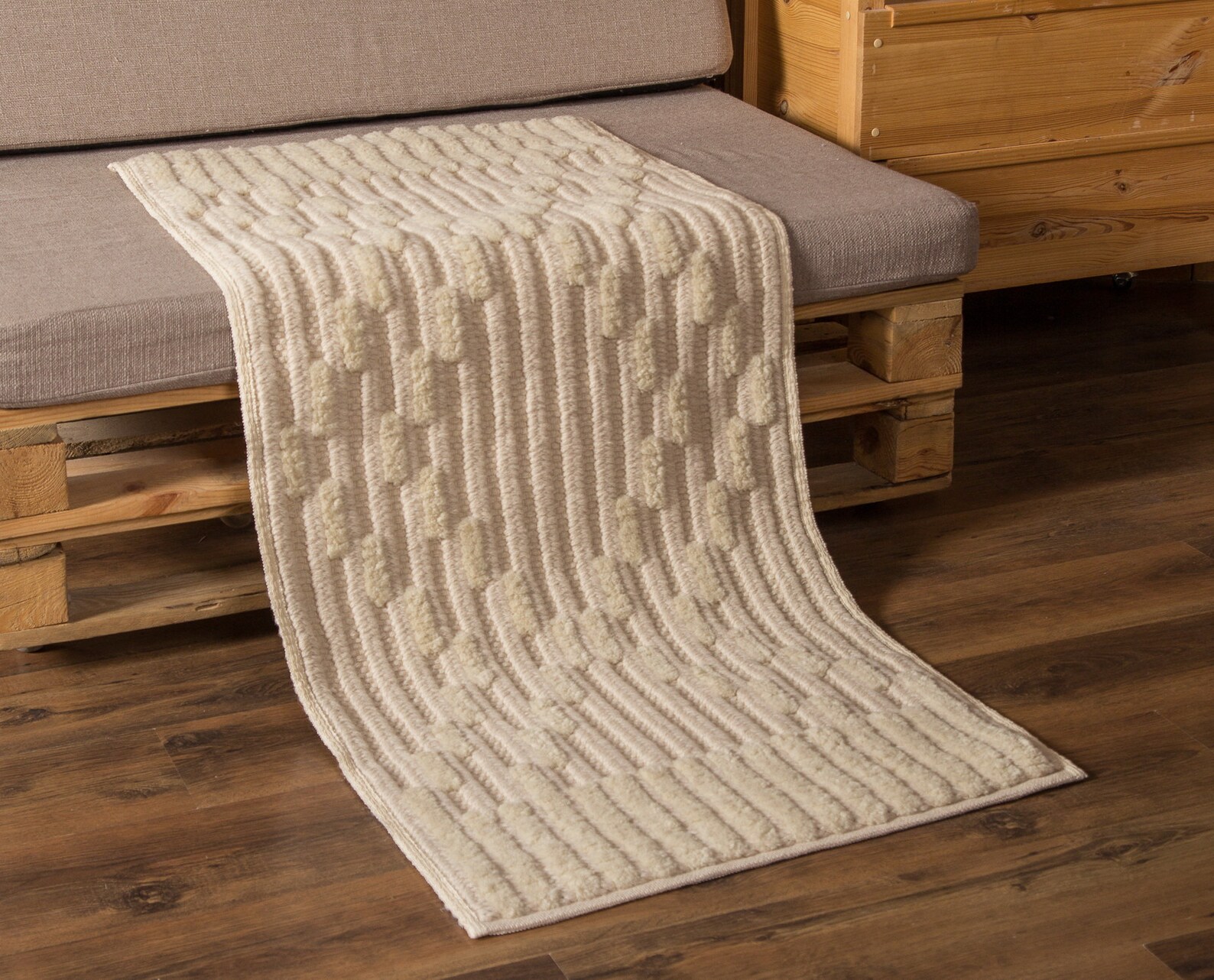 Wool rug white Bedside wool rug Fluffy rug Small wool rug Etsy