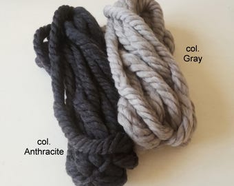 Super Bulky Australian Wool Yarn: Chunky Knit Blanket, Scarf