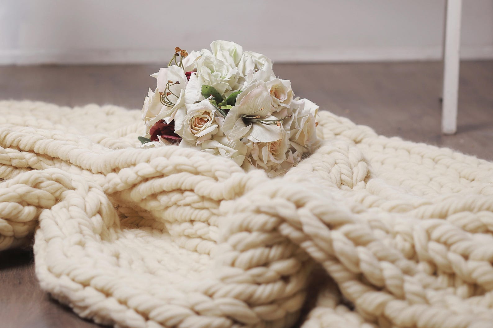 Chunky knit blanket Super bulky blanket Chunky knitting Big Etsy