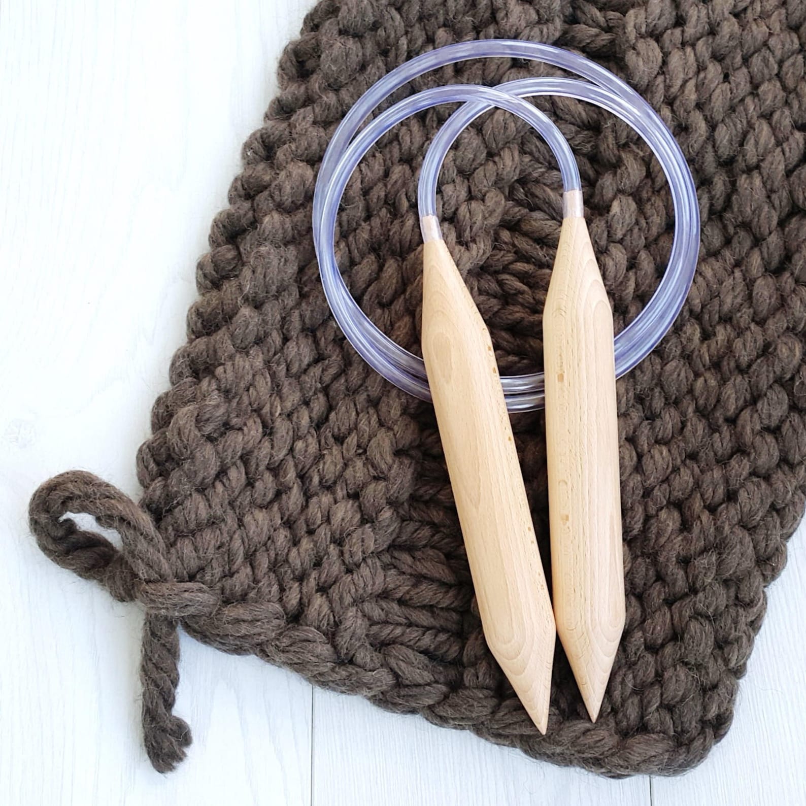 40mm Giant Knitting Needles Circular Needles Chunky Etsy