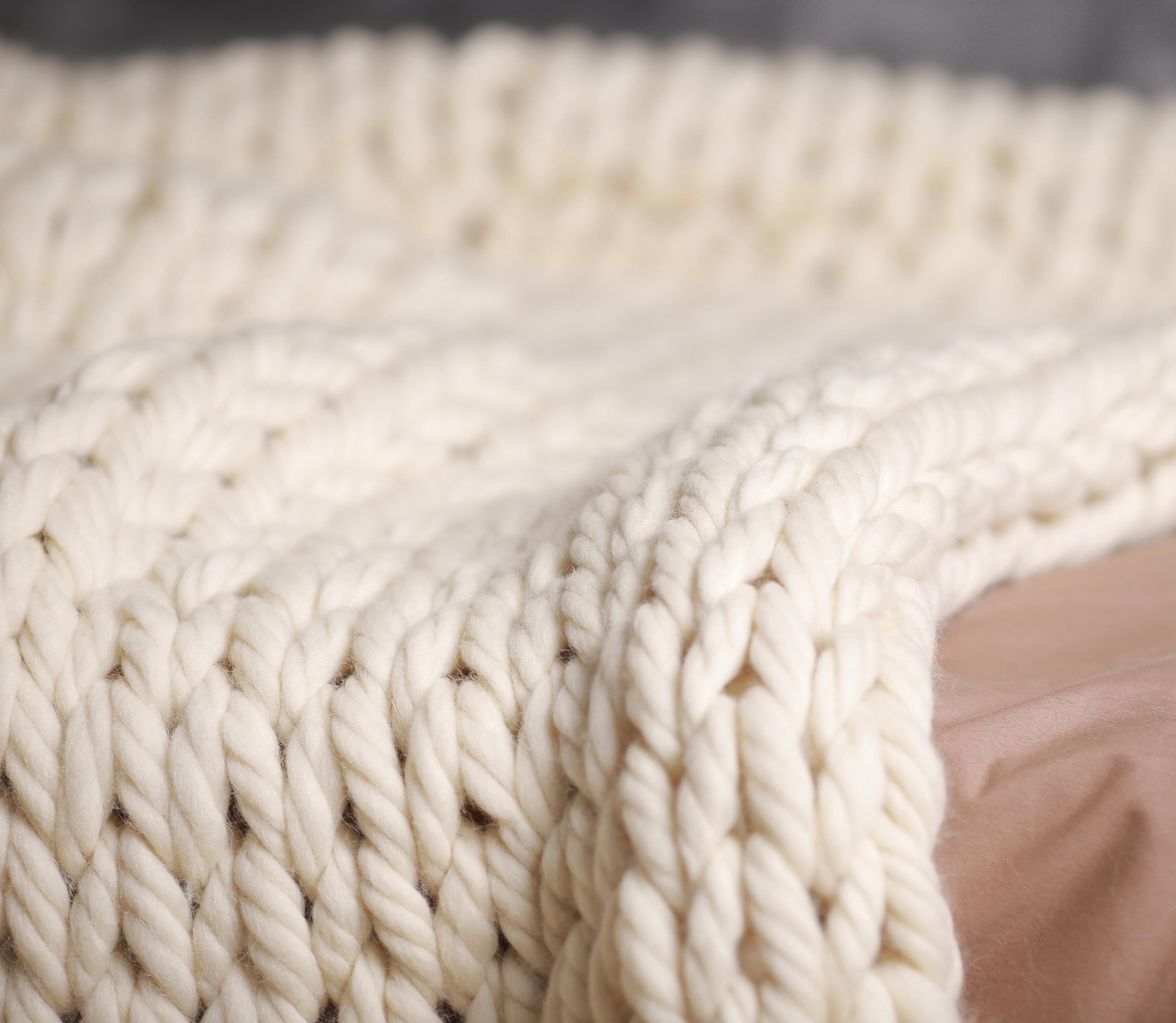 Chunky stricken Decke gestrickte Wolldecke Chunky stricken Etsy