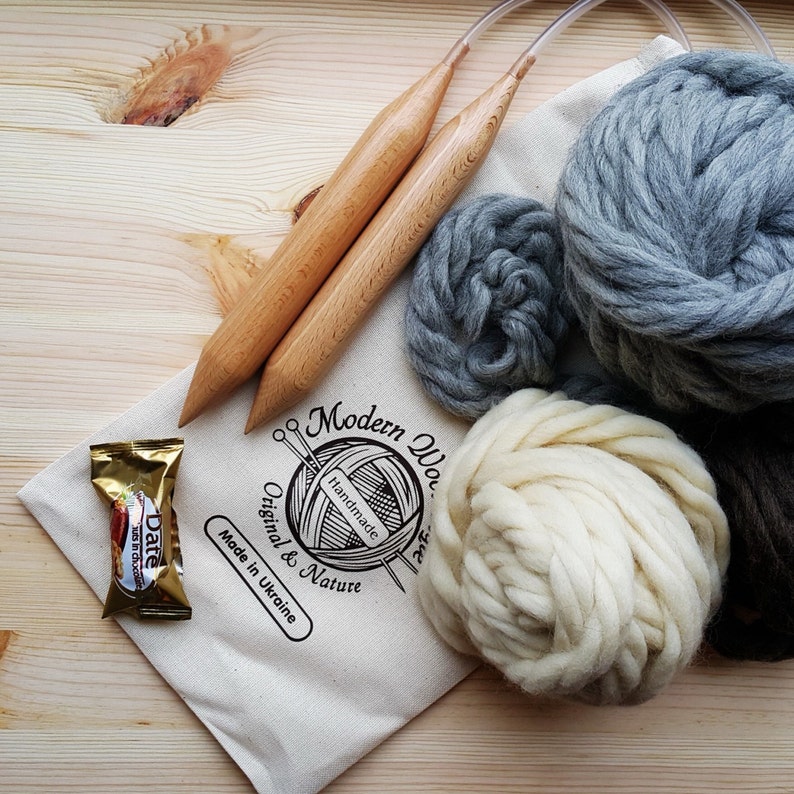 25mm Knitting Needles Circular Knitting Needles Wooden Etsy