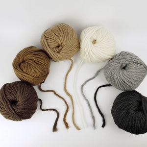 Chunky yarn Pure wool Merino thick roving yarn for knitting, 100g