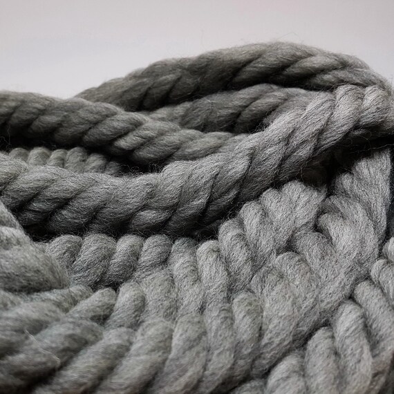 Super Bulky Australian Wool Yarn: Chunky Knit Blanket, Scarf