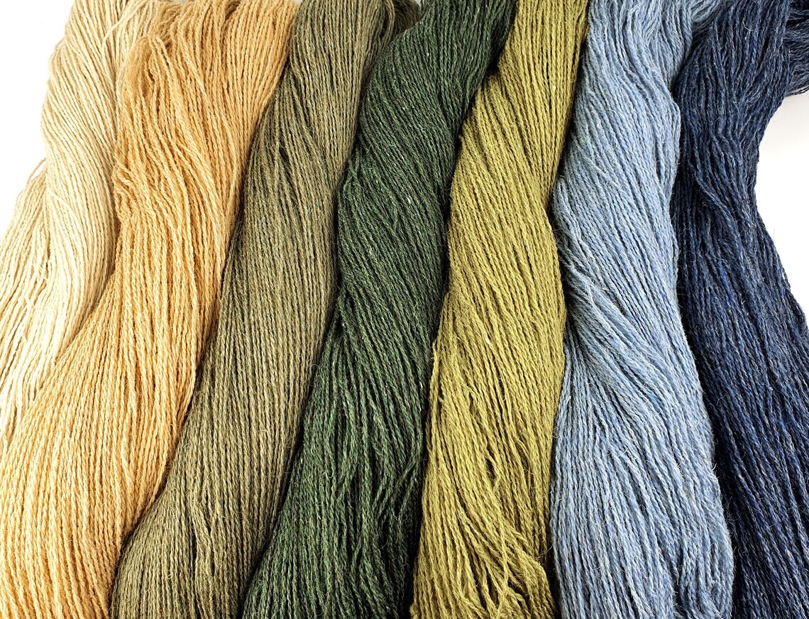 Rug yarn Weaving wool Rugs Natural white yarn Pure wool Etsy