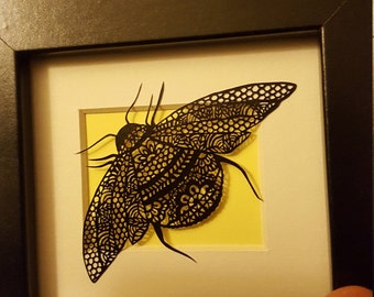 Mini bumblebee papercut