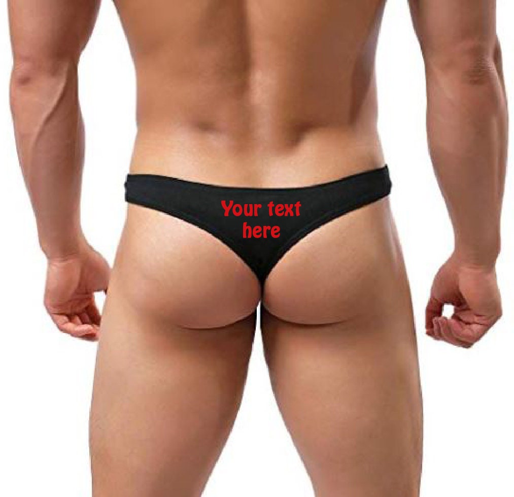 Custom Mens Thong, Personalized Underwear for Men, Customized Thong for  Men, Mens Sexy Underwear, Naughty Mens Underwear, Custom Male Thong -   Canada