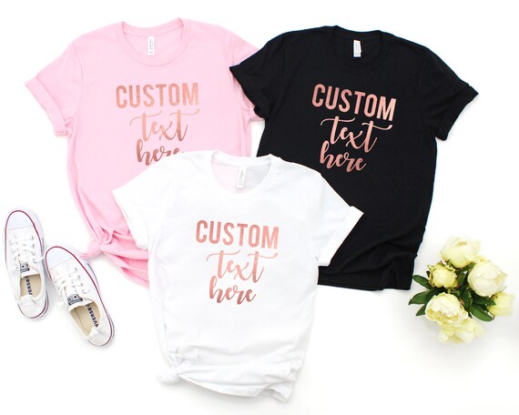 personalized tee shirts