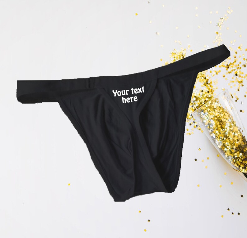 Custom men thong Personalized underwear for men Customized Etsy