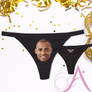 Personalisierter Foto-Tanga, Bachelorette Unterwäsche, Ihr Foto hier Tanga, Benutzerdefinierter Foto-Tanga