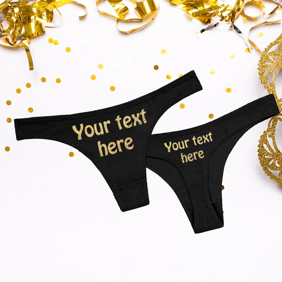 Customized Panty Front & Back, Customized Panties, Custom Cheekini, Sexy  Panties, Customized Lingerie, Personalized Cheekini, Slutty Panties 