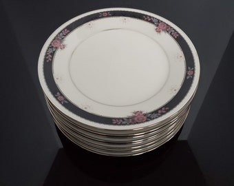 Noritake Etienne Bread & Butter Plate Lot Of 8