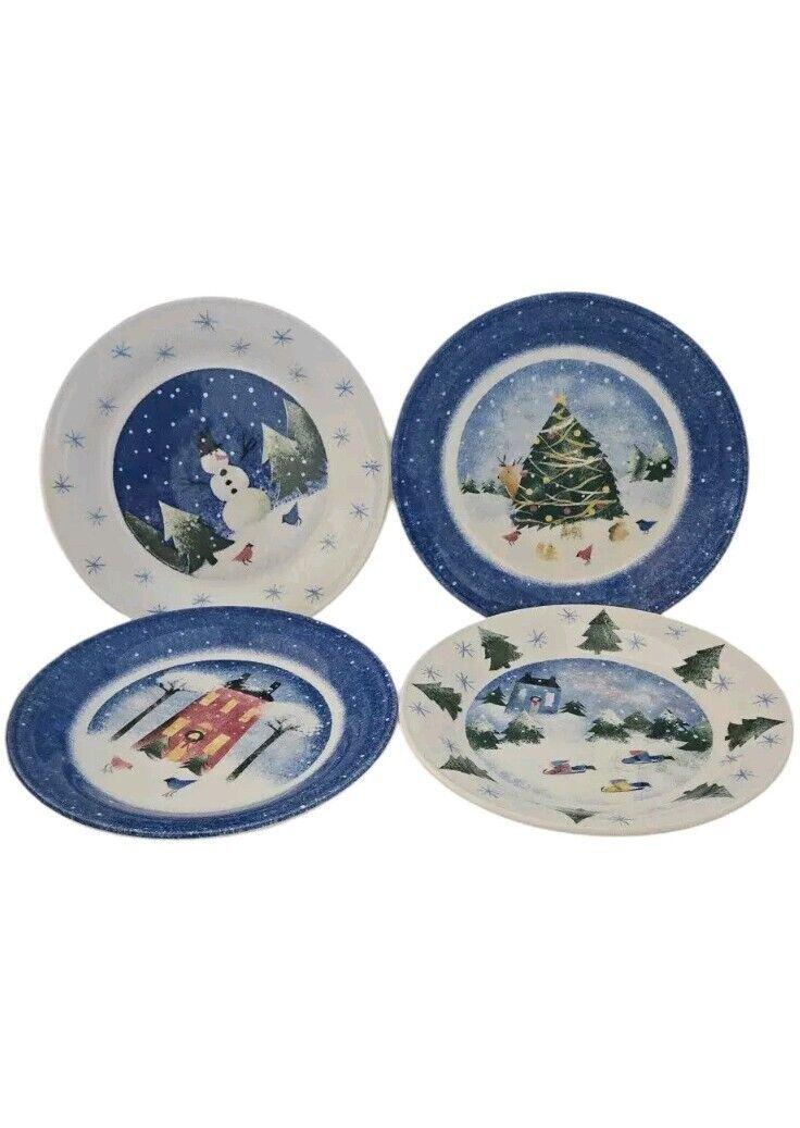 Vintage Christmas Plates Set Nikko - Etsy