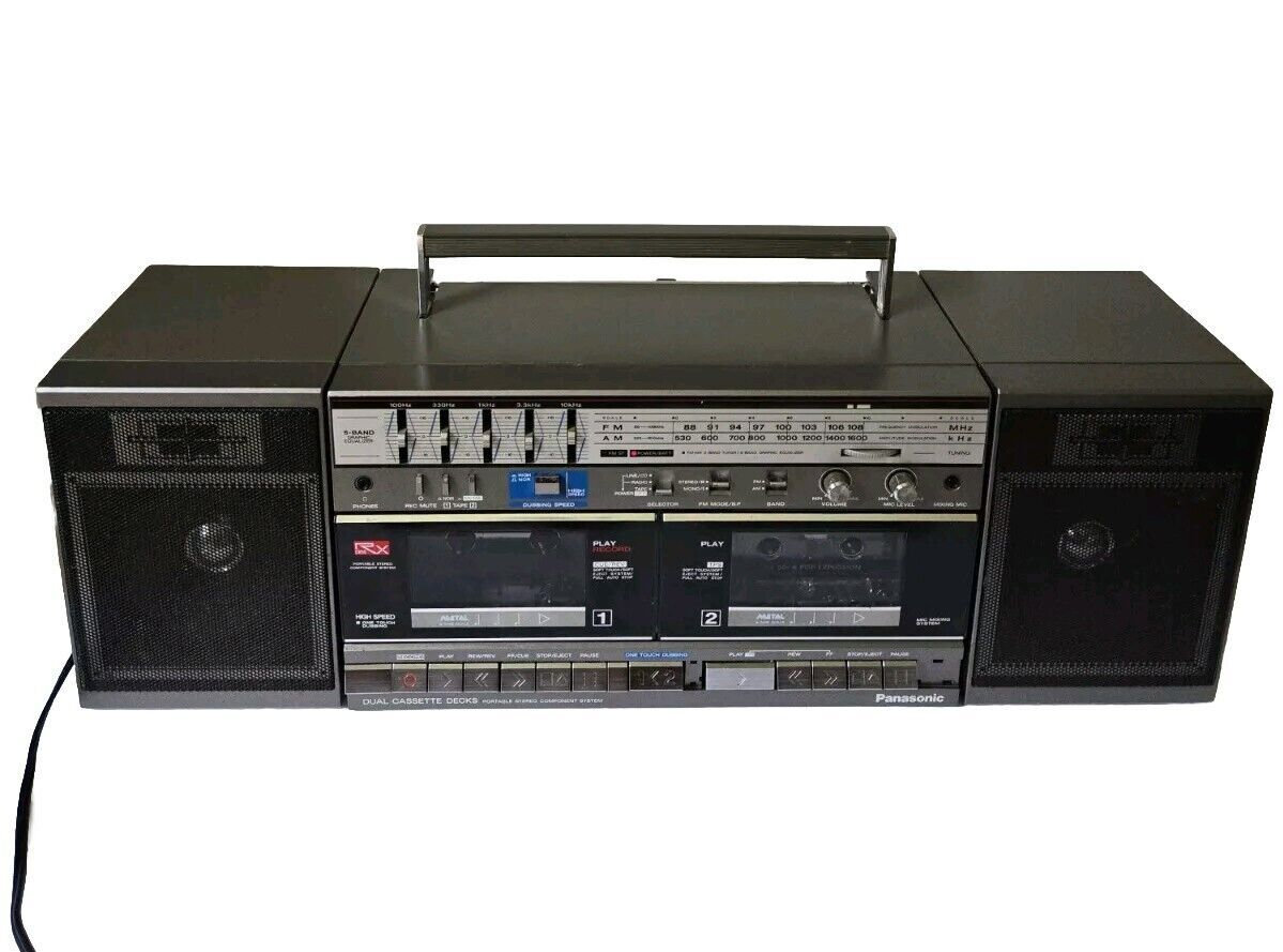 【National】RX-CW50 RADIO CASSETTE RECORDER ラブコール3 ラジカセ レトロ ナショナル EUC VINTAGE RX-CW50 PANASONIC BOOMBOX DUAL CASSETTE DUAL SPEAKER STEREO  RADIO