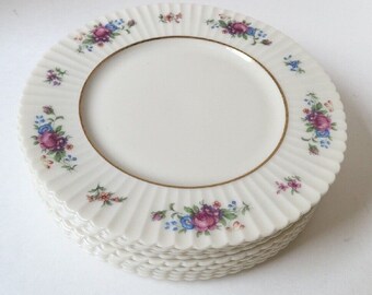 Lenox Pavlova 0-386 Salad Plate Lot Of 9 Pre-owned