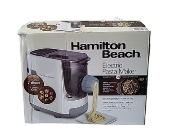 Hamilton Beach 86650 Electric Pasta & Noodle Maker 7 Discs Open Box