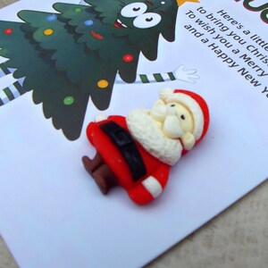 Abrazo de bolsillo de Santa: abrazo navideño, muestra de amor, un recuerdo sincero, un recuerdo, un afecto preciado, un regalo de amor infinito.