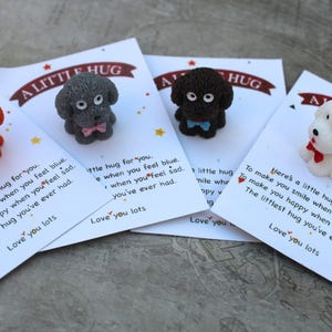 Perro de abrazo de bolsillo: muestra de amor canino, regalo del día de San Valentín, un recuerdo sincero, un recuerdo, un afecto preciado, un regalo de amor infinito.