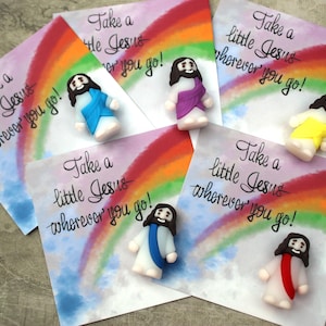 Abrazo de bolsillo de Jesús: lleva contigo un pequeño Jesús, un símbolo de fe religiosa, un recuerdo sincero, un afecto preciado, un regalo de amor infinito.