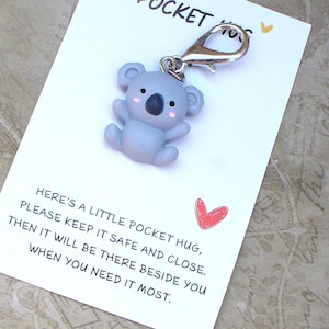 Pocket Hug Koala - Jeton d'amour Koala, cadeau pour la Saint-Valentin, un souvenir sincère, un souvenir, une affection précieuse, un cadeau d'amour infini.