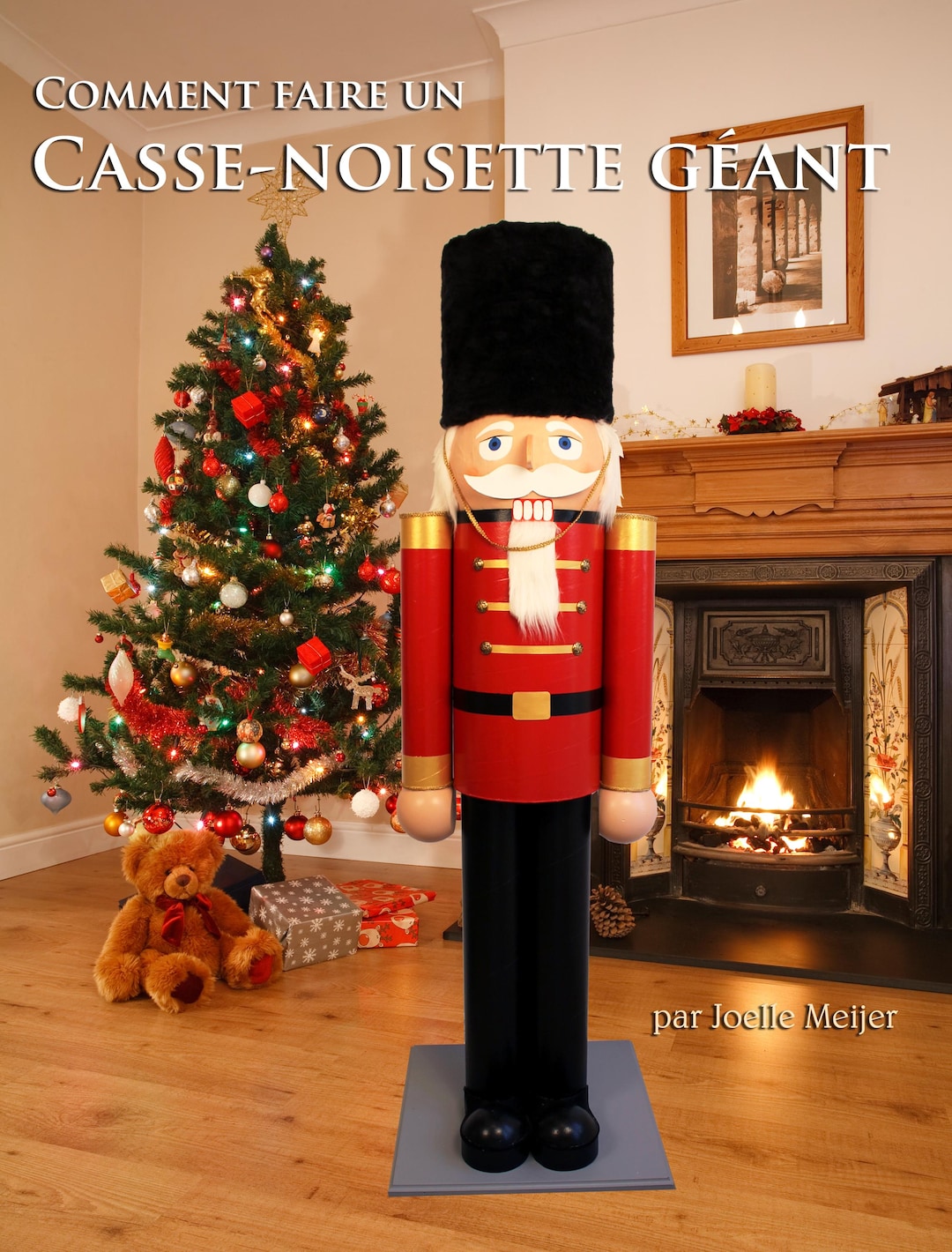 Soldat Casse-Noisette DIY à Peindre – Kit Créatif Noël Avec Pigments & Perruque, Activité Enfant