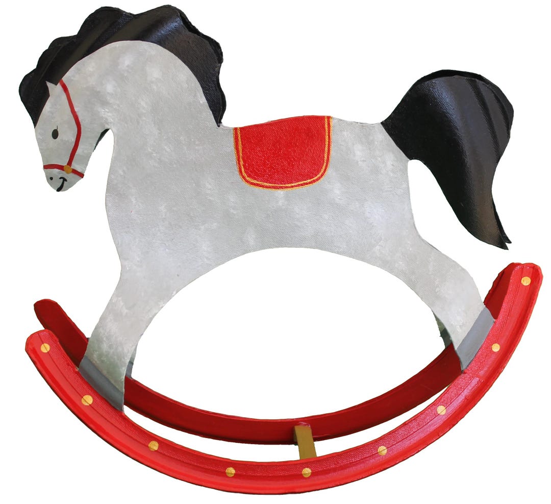 Paper Rocking Horse Paper Rocking Horse Tutorial - Etsy