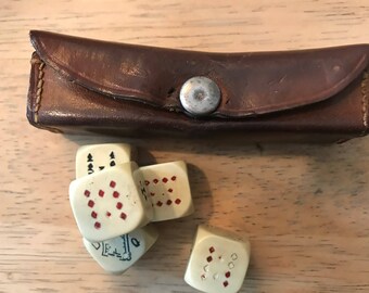 Vintage dice game.