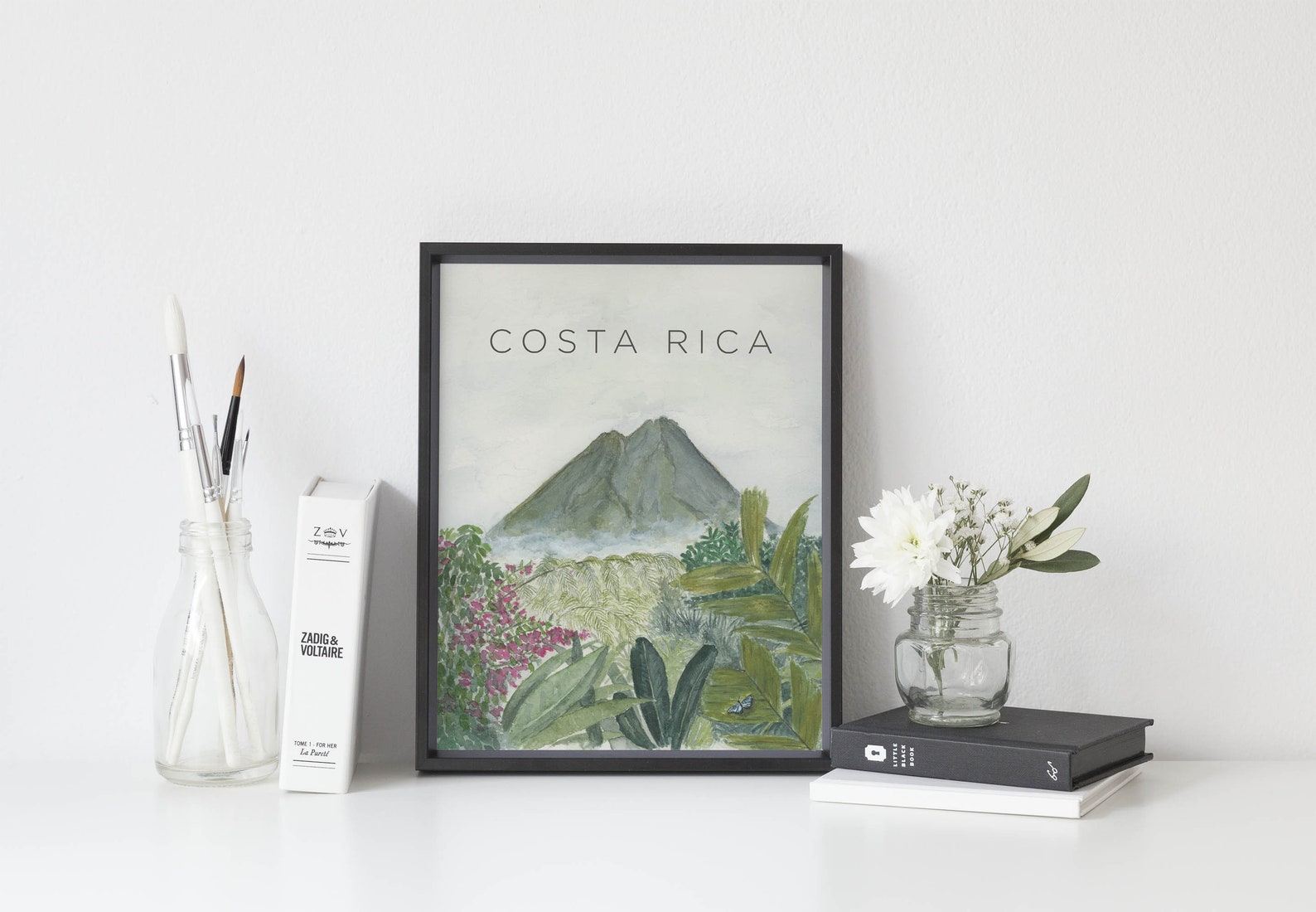 Costa Rica Art Print Costa Rican Wall Art and Home Decor Etsy