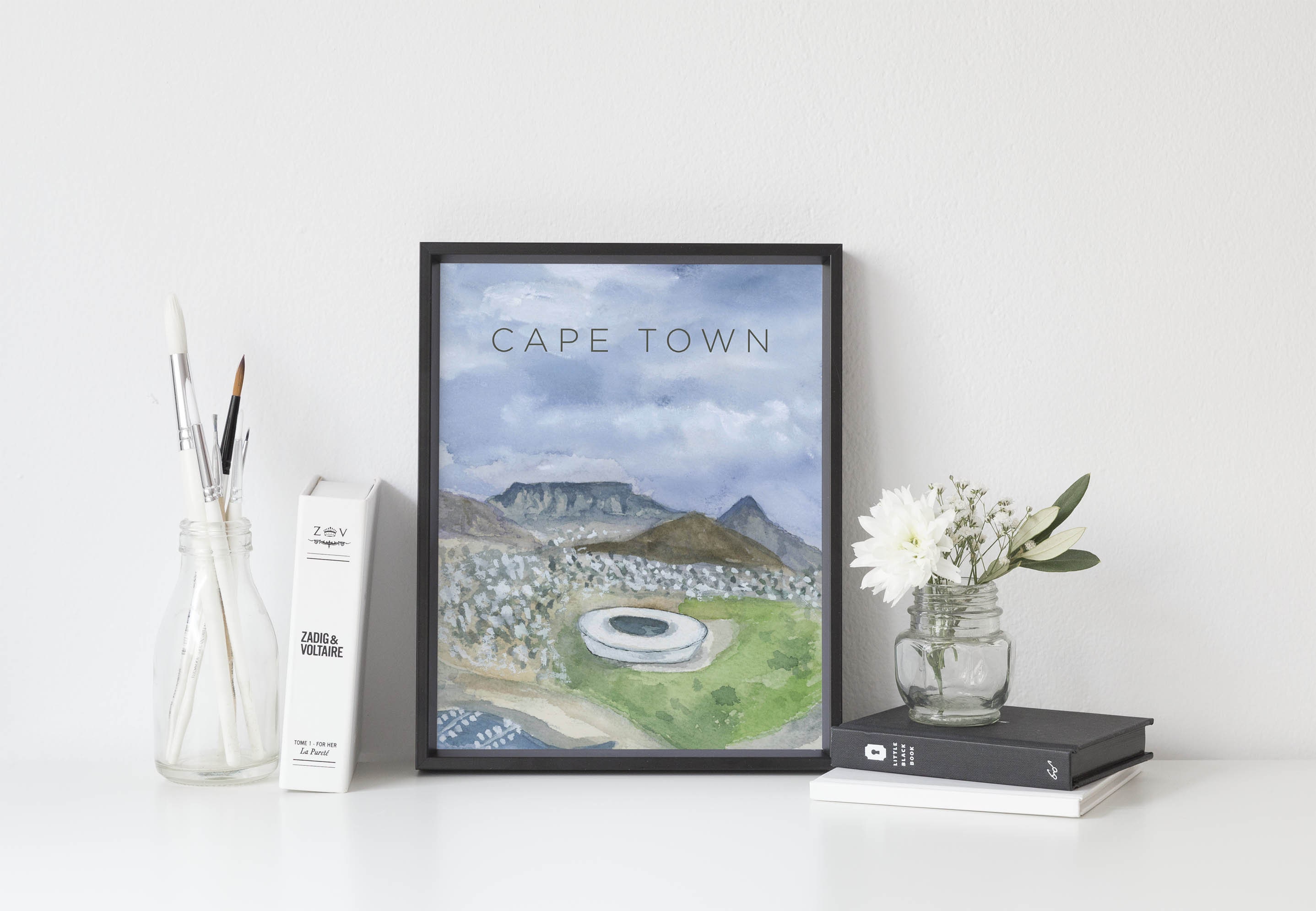 Cape Town, South Africa Art Print, Capetown South African Wall Art