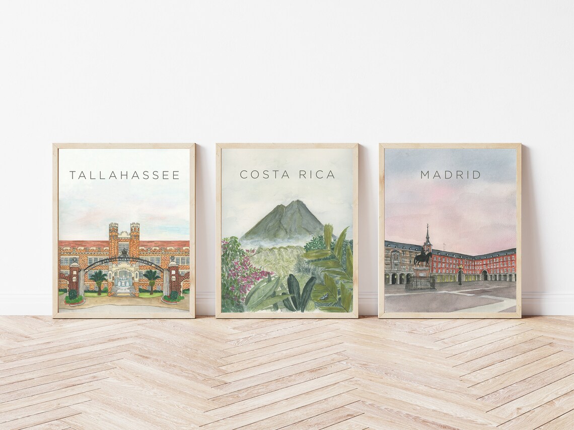 Costa Rica Art Print Costa Rican Wall Art and Home Decor Etsy