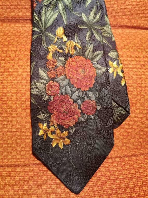 Very rare Leonard vintage tie from 1980's - Gem