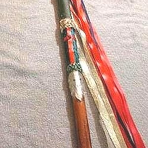 Prophetic Mattah staff with Lion of Judah cross & sword