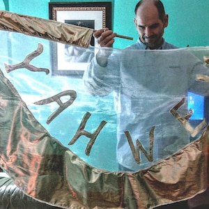 Worship flags wings