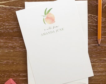 Personalized Stationery — Just Peachy