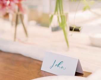 Custom Calligraphy — Place Cards