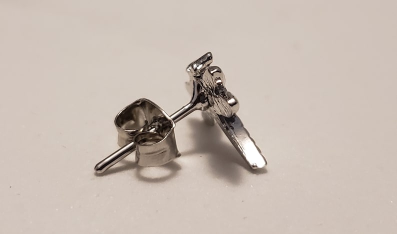 Silver Tone Knob Earrings One of Each Avail