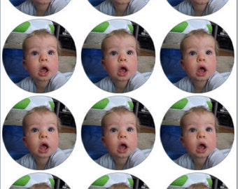 30 Personalised Edible Rice Paper cupcake Fairy Cake Toppers / Birthdays Pre Cut