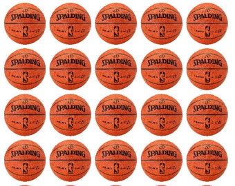 30 Basketball/Football/Boxing/Golf/Cricket/Volleyball/Any Sports Edible Cupcake Toppers