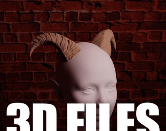 HOLLOWSCORN | 3D FILES - Faerûn's Abyss Collection | Tiefling Horns